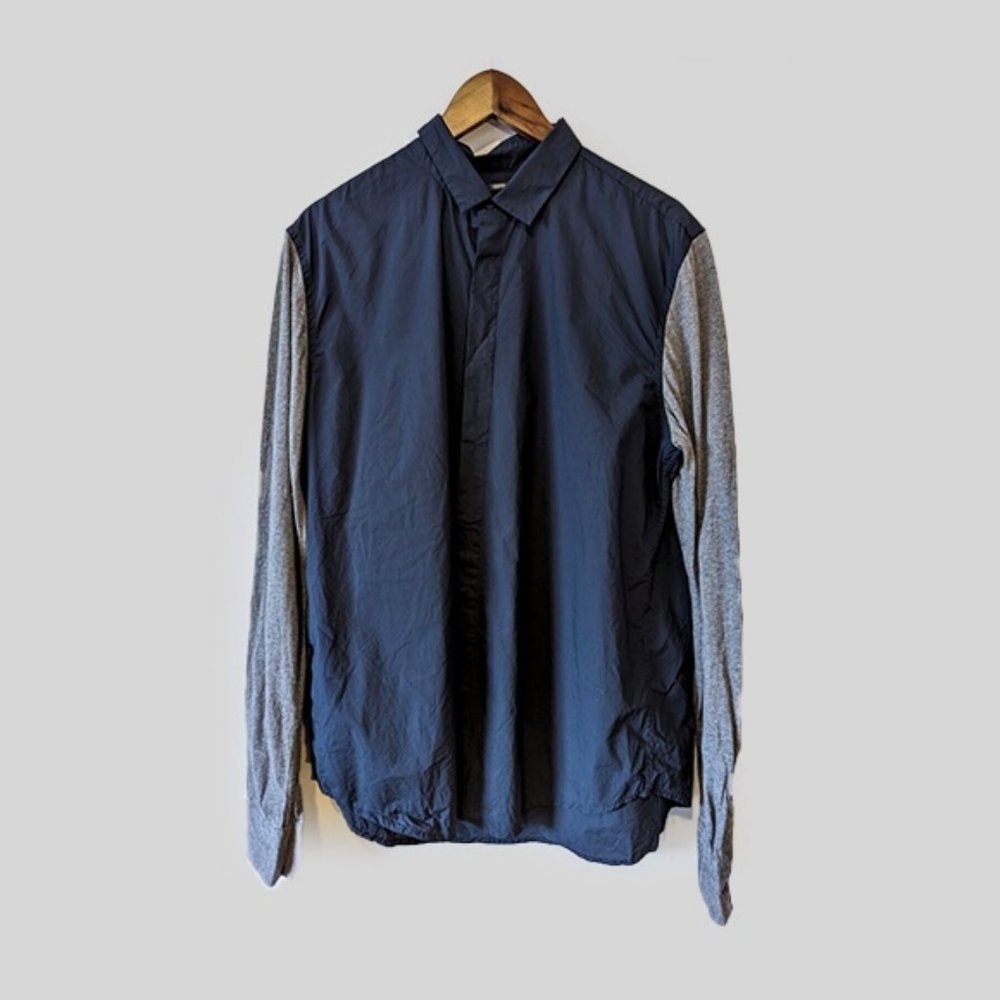 FILIPPA K - Hybrid navy and grey shirt - Sz XL